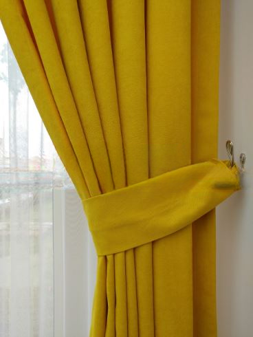 Draperije Diamond Žuti